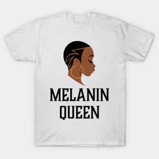 Melanin Queen, Black Woman, Black Girl Magic, African American T-Shirt